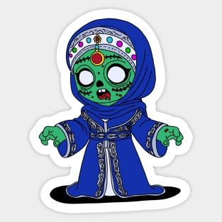 Cute Moroccan Zombie Sticker